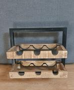 Mooi steigerhout wijnrek wanddecoratie, Ophalen, Hout, Minder dan 50 cm, 5 tot 15 flessen