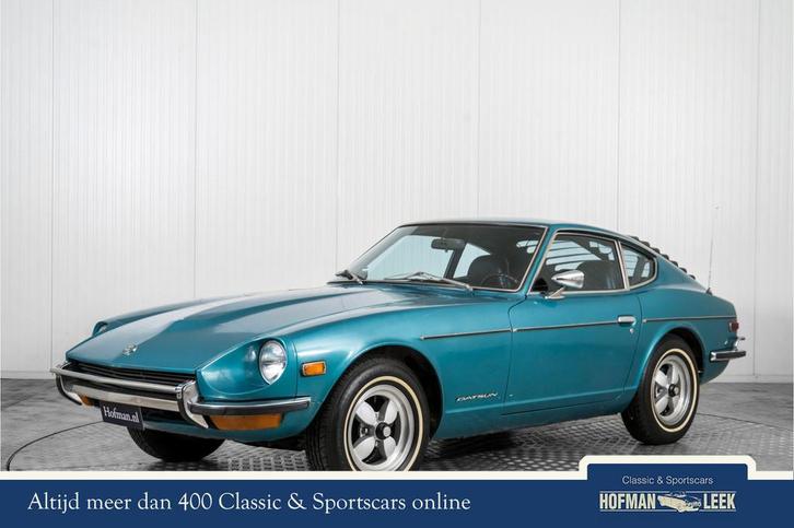 Datsun 240Z (bj 1971), Auto's, Overige Auto's, Bedrijf, Te koop, Benzine, Coupé, Handgeschakeld, Geïmporteerd, Blauw, Gebruikt