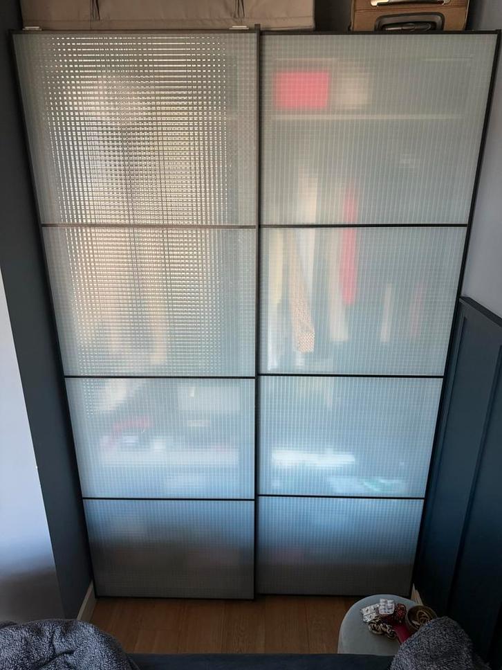 IKEA PAX Schuifdeuren, Huis en Inrichting, Kasten | Kledingkasten, Zo goed als nieuw, 200 cm of meer, 150 tot 200 cm, 50 tot 75 cm