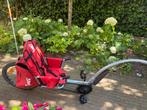 Weehoo fietskar rood, Fietsen en Brommers, Fietsaccessoires | Aanhangers en Karren, Ophalen, Zo goed als nieuw, Kinderkar