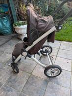 Kinderwagen met wieg, zitgedeelte en Maxi-Cosi adapters, Ophalen, Gebruikt, Overige merken, Verstelbare rugleuning