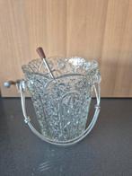 Vintage Franse ijsemmer met originele tang, Antiek en Kunst, Ophalen of Verzenden