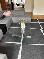 Glazen tafel, Huis en Inrichting, Ophalen, Gebruikt, 100 tot 150 cm, 50 tot 100 cm