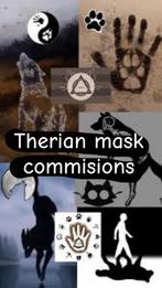 THERIAN MASK COMMISIONS!!!!!!!, Ophalen of Verzenden, Nieuw, Knutselwerk