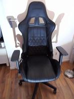 Gamestoel bureaustoel, Ophalen, Zwart, Zo goed als nieuw, Gaming bureaustoel
