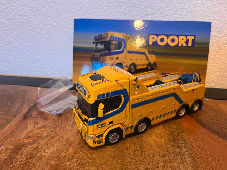 WSI Models Scania Poort 1:50, Hobby en Vrije tijd, Modelauto's | 1:50, Zo goed als nieuw, Bus of Vrachtwagen, Wsi, Ophalen