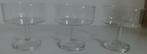 Drie glazen van helder glas., N.v.t., Ophalen of Verzenden, Zo goed als nieuw, N.v.t.