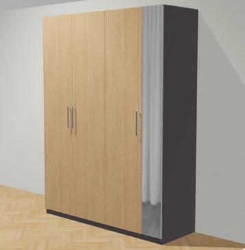 Ikea Pax kasten 175 cm breed Stoer Neutraal  beschikbaar voor biedingen