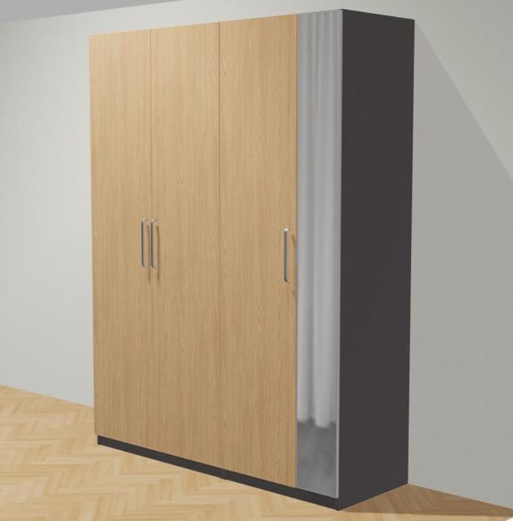 Ikea Pax kasten 175 cm breed Stoer Neutraal, Huis en Inrichting, Kasten | Kledingkasten, Zo goed als nieuw, 200 cm of meer, 150 tot 200 cm