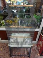 Vogelkooi incl onderstel, Dieren en Toebehoren, Ophalen, Zo goed als nieuw, Metaal, Vogelkooi