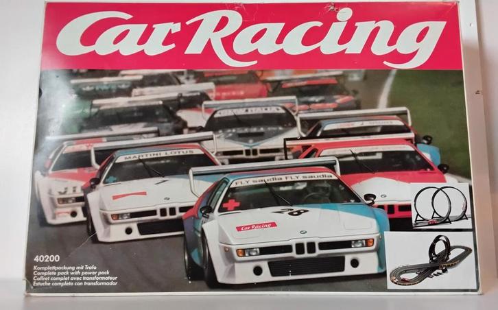 Vintage CarRacing Racebaan, Kinderen en Baby's, Speelgoed | Racebanen, Gebruikt, Elektrisch, Overige merken, Ophalen of Verzenden