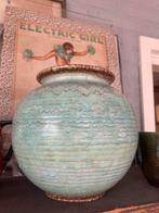 Vintage vaas groen, Antiek en Kunst, Ophalen of Verzenden