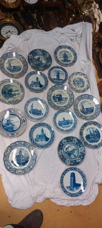 25 x Delfblauwen Wandborden  beschikbaar voor biedingen