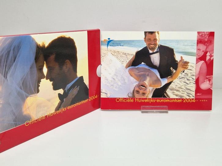 Officiële huwelijks euro muntset 2004, BU., Postzegels en Munten, Munten | Nederland, Setje, Euro's, Koningin Beatrix, Ophalen of Verzenden