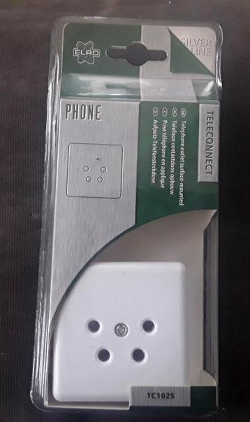 Telefoon contactdoos opbouw (nieuw)  beschikbaar voor biedingen