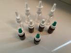 9 PIPET FLESJES 5x10 ml 4x 50ml samen €4,00, Ophalen, Zo goed als nieuw, Materiaal