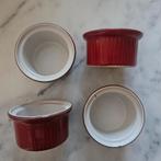 emile henry ramekin counotte ovenschaaltjes souffle rood, Huis en Inrichting, Ophalen of Verzenden, Gebruikt