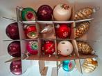 Gekleurde vintage Kerstballen, Diversen, Kerst, Ophalen, Zo goed als nieuw