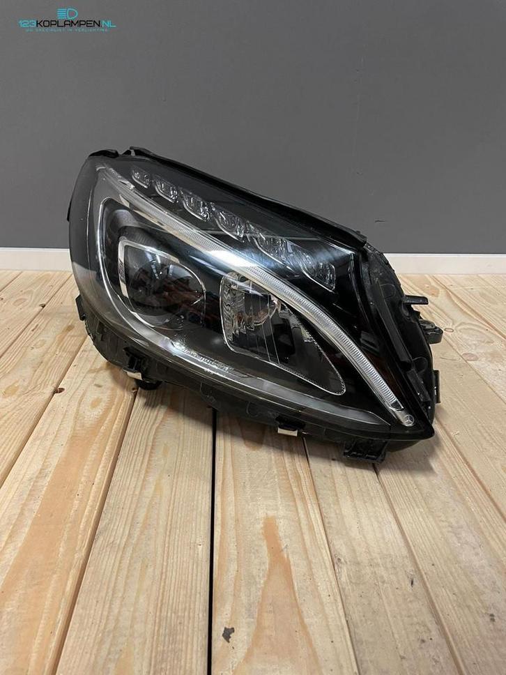 Mercedes C Klasse W205 LED performance koplamp rechts, Auto-onderdelen, Verlichting, Mercedes-Benz, Gebruikt, Ophalen