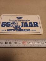 65 jaar jac van den berg bv ford Dordrecht, Verzamelen, Stickers, Ophalen of Verzenden, Zo goed als nieuw