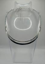 TOENGA collier - zilverkleurig, Sieraden, Tassen en Uiterlijk, Overige materialen, Verstelbaar, Nieuw, Ophalen of Verzenden