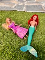 Disney Barbie Ariel Zeemeermin en Rapunzel, Zo goed als nieuw, Ophalen, Barbie