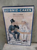 Metalen reclame bord Leibniz -cakes, Ophalen of Verzenden, Zo goed als nieuw, Reclamebord
