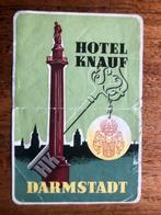 Hotel bagagelabel Darmstadt jaren 20-30, Verzenden