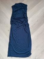 NIEUW: mooie strapless jurk mt M, met split, Maat 38/40 (M), Blauw, Nieuw, Ophalen of Verzenden