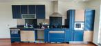 Grote keuken af te halen in amsterdam inclusief apparatuur, Huis en Inrichting, Keuken | Complete keukens, Blauw, Gebruikt, Ophalen of Verzenden