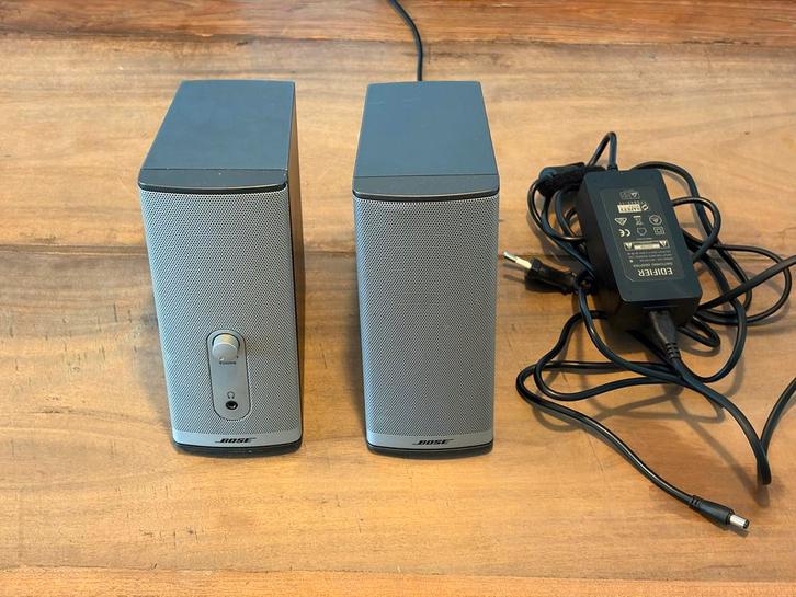 Bose Companion 2 Series II Speakers, PC, hifi, platenspeler., Audio, Tv en Foto, Luidsprekers, Gebruikt, Front, Rear of Stereo speakers
