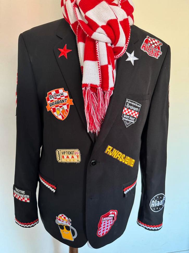 Brabant jas Carnavals jas, Kleding | Heren, Carnavalskleding en Feestkleding, Kleding, Carnaval, Maat 52/54 (L), Ophalen of Verzenden