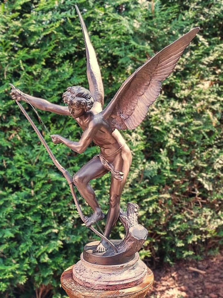 Bronzen beeld L'amour irrésisitible, Antiek en Kunst, Kunst | Beelden en Houtsnijwerken, Ophalen