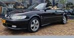 Top Staat. Saab 9-3 2.0 SE Turbo Cabrio AUT  2002 Zwart185PK, Auto's, Saab, 74 €/maand, Beige, 4 cilinders, Cabriolet