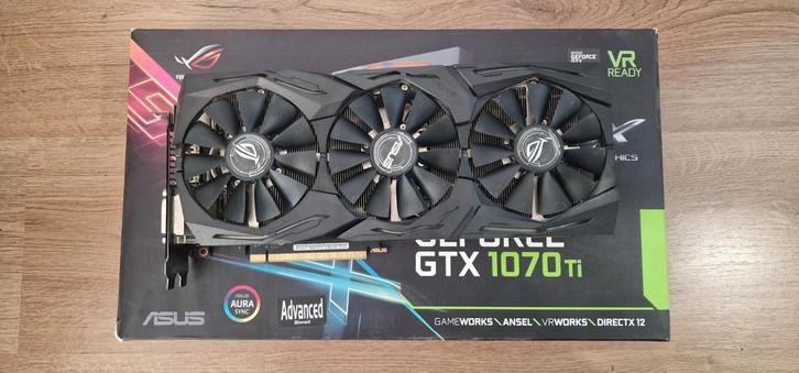 ASUS ROG STRIX GTX 1070 Ti - Topkaart!, Computers en Software, Videokaarten, Zo goed als nieuw, Nvidia, PCI-Express 3.0, GDDR5