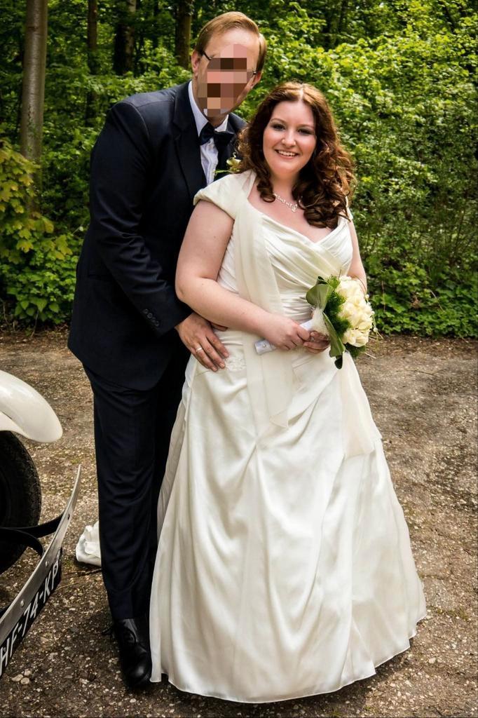 Bruidsjurk Sincerity maat 46/48/50, Kleding | Dames, Trouwkleding en Trouwaccessoires, Gedragen, Trouwjurk, Wit, Ophalen of Verzenden