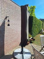 Zweefparasol 3,5 doorsnee, Ophalen, Kantelbaar, 3 tot 4 meter, Zweefparasol