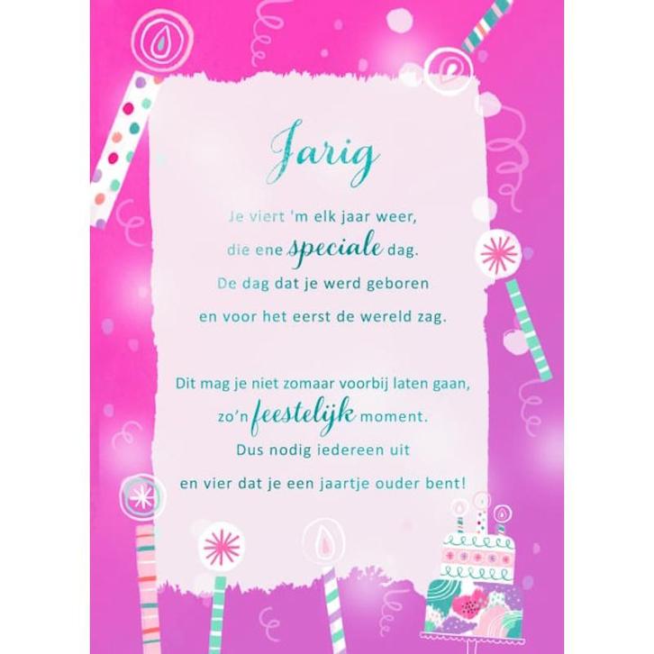 Verjaardagskaart Jarig bij Stichting Superwens!, Diversen, Wenskaarten, Nieuw, Ophalen of Verzenden