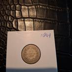 Zilveren 25 Cent 1849 - Willem II, Ophalen of Verzenden