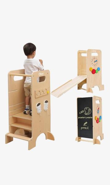 Olvy Kids - 4-in-1Leertoren-keukenhulp (Nieuw) beschikbaar voor biedingen