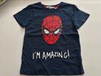 Stoer Spiderman shirt van H&M maat 110/116, Gebruikt, H&M, Ophalen of Verzenden, Shirt of Longsleeve