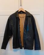 Vintage leren jas - Zwart, Onbekend, Zwart, Overige maten, Ophalen of Verzenden
