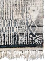 Handgeknoopt Modern wol Berber tapijt abstract 196x302cm, 200 cm of meer, Ophalen of Verzenden, Zo goed als nieuw, Berber Boujad vintage oosters modern Abstract hype