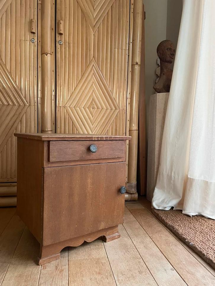 Nachtkastje art deco, Antiek en Kunst, Antiek | Meubels | Kasten, Ophalen of Verzenden