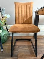 Mooie Eetkamerstoelen - 3 jaar oud! Prijs per stuk, Ophalen, Bruin, Zo goed als nieuw, Stof
