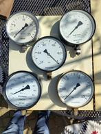 diverse vintage oude manometers thermo/manometers, Doe-het-zelf en Verbouw, Meetapparatuur, Druk, Gebruikt, Ophalen