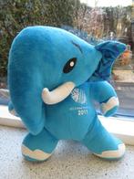 Blauwe olifant witte slagtanden ICC Cricket World Cup 2011, Kinderen en Baby's, Ophalen of Verzenden, Zo goed als nieuw, Olifant