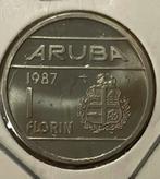 1 florin aruba 1987, Postzegels en Munten, Munten | Amerika, Ophalen of Verzenden