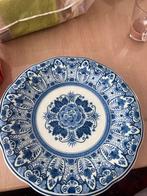 Delfts Blauw Schaal - Handbeschilderd Hollandse Schaal, Antiek en Kunst, Ophalen