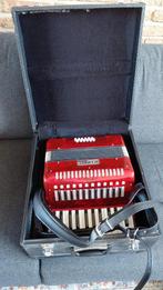 Rode Klingt Accordeon + Koffer - Zo Goed Als Nieuw!, Ophalen